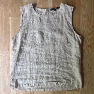 Sleeveless Linen Blouse